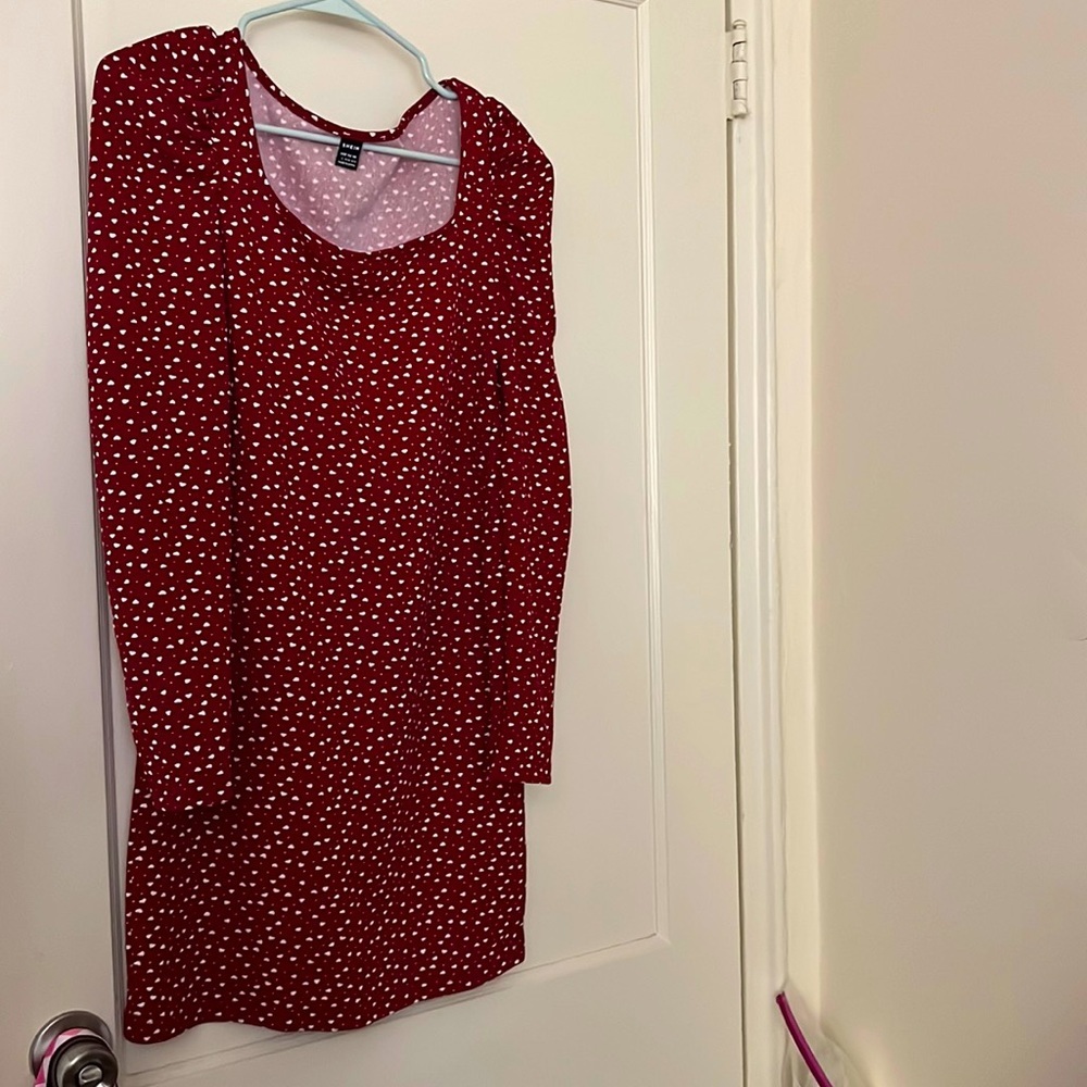 Shein red dress size: L